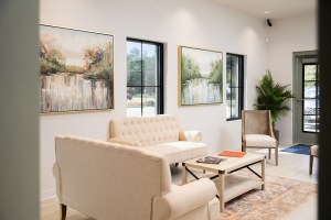 Front lobby seating area